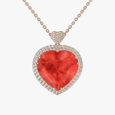 Amorita Ruby Jewelry Pendant